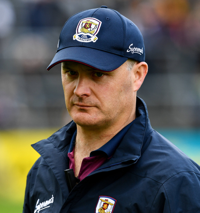 9 June 2019; Galway manager Miche�l Donoghue before the Leinster GAA Hurling Senior Championship Round 4 match between Kilkenny and Galway at Nowlan Park in Kilkenny. Photo by Ray McManus/Sportsfile