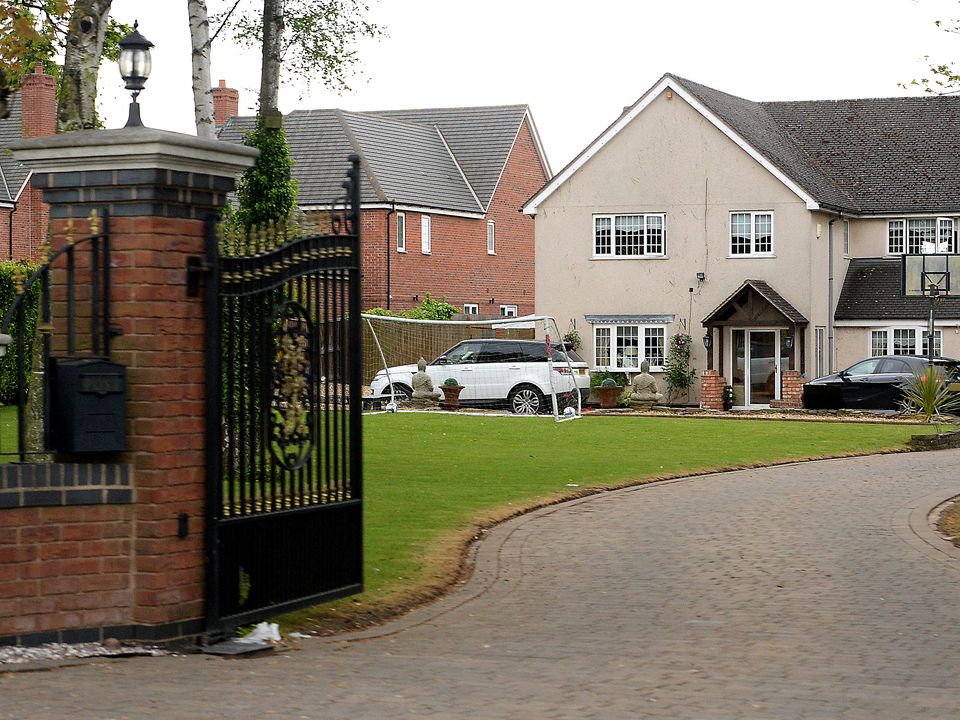 Bomber Kavanagh’s home in Tamworth, England, was raided