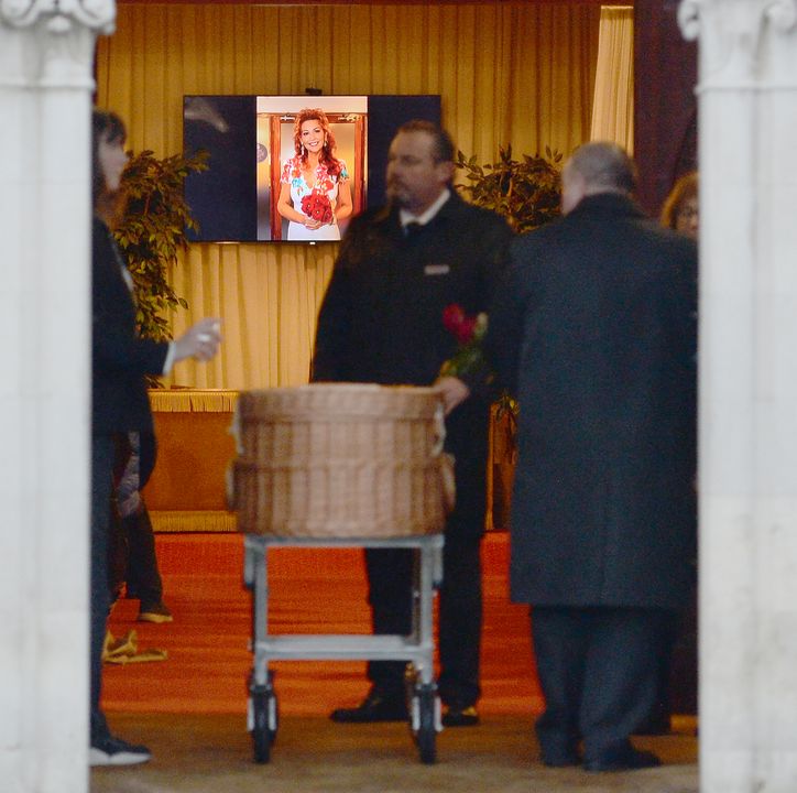Funeral of Carol Anne Lowe. Photo: Ernie Leslie