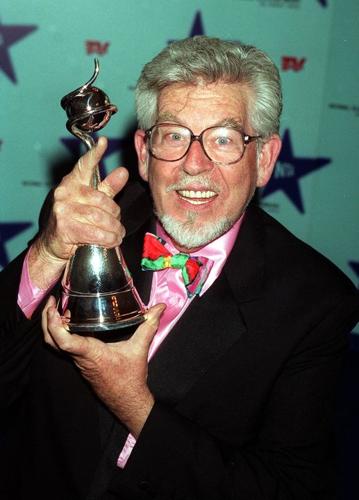 Harris with the most popular factual programme award he received for Animal Hospital at the National Television Awards in 2000 (PA)