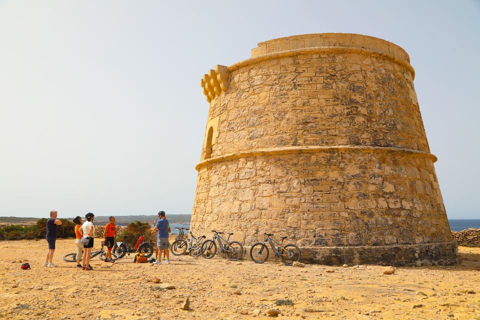 A Martello tower constructed in the 1700s