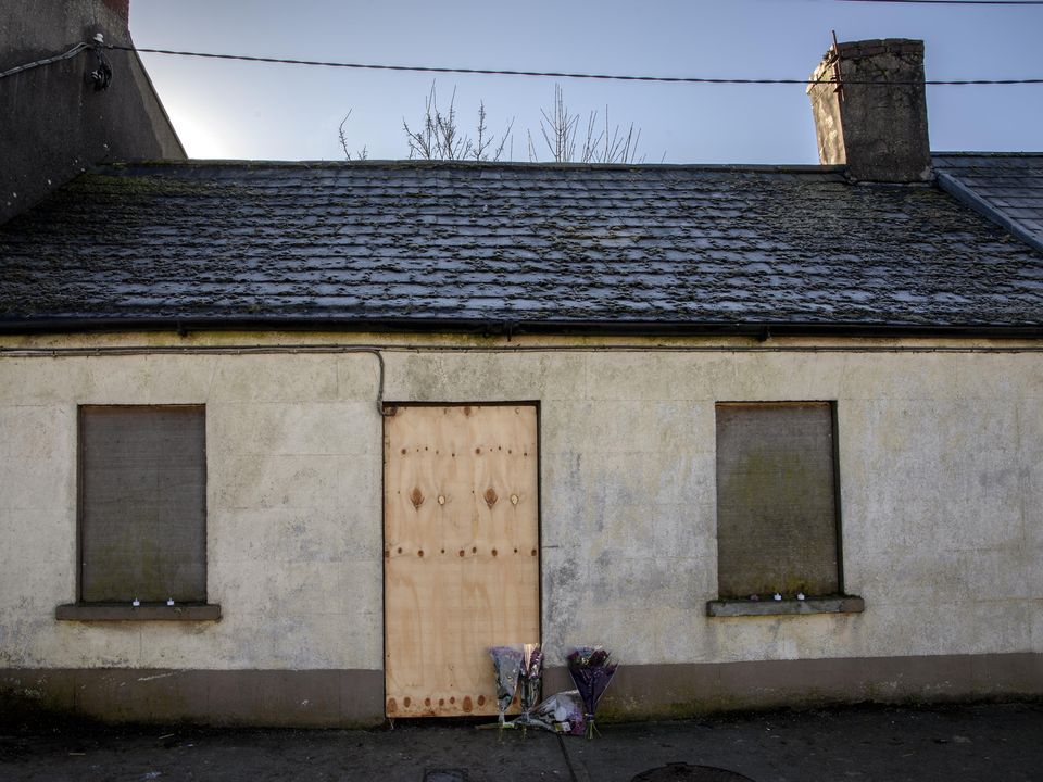 The boarded-up vacant house on Beecher street, Mallow, Co. Cork where Timothy O'Sullivan's body was discovered (Pic Daragh Mc Sweeney/Provision)