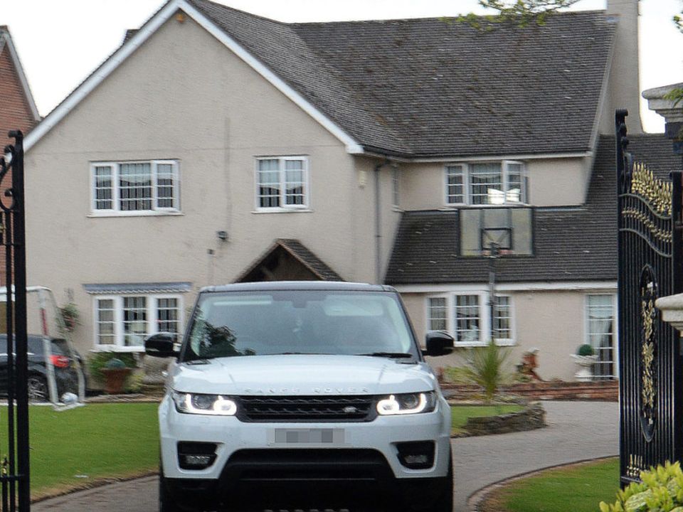 The home of Thomas 'Bomber' Kavanagh and his wife Joanne Byrne in Tamworth, near Birmingham