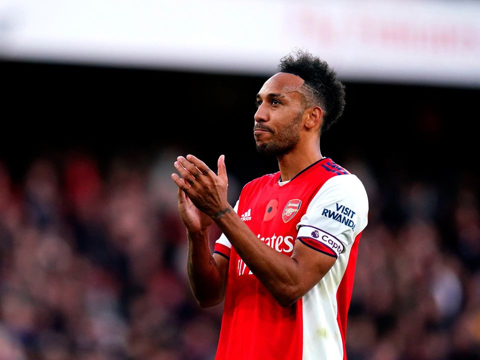 Pierre-Emerick Aubameyang was happy to take a massive cut in his wages to secure a move to Barcelona. Photo: John Walton/PA