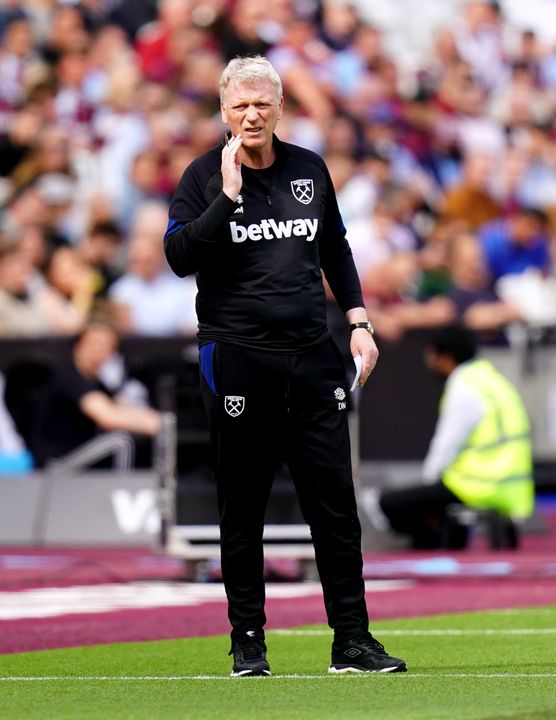 David Moyes was disappointed to see his side drop points (Adam Davy/PA)
