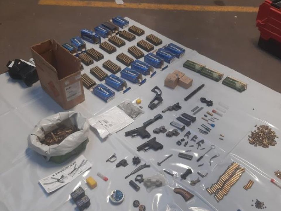 Some of the equipment seized by cops