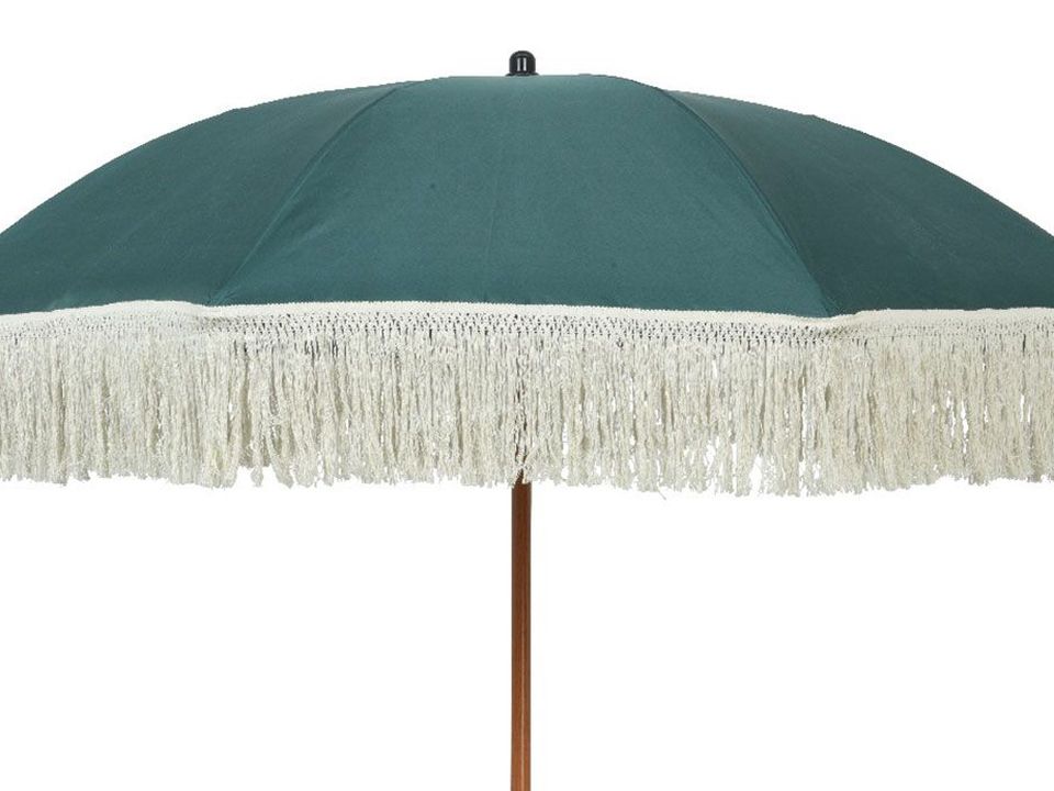 Parasol with fringes €39.99, woodies.ie