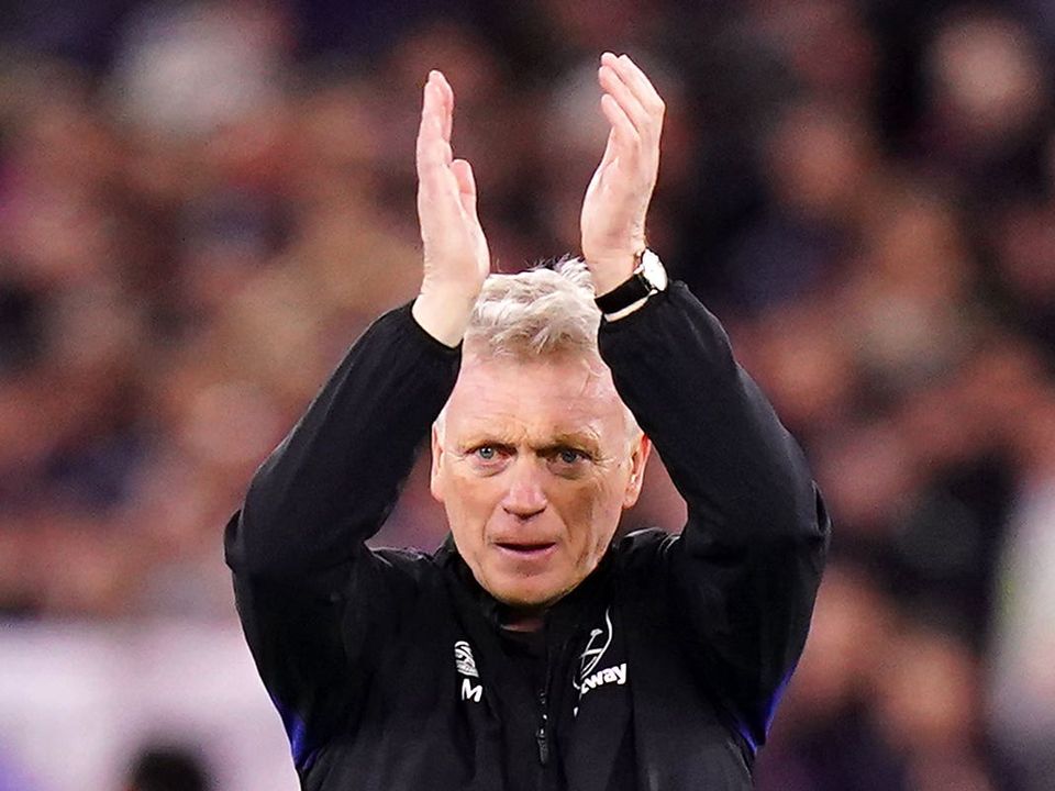 West Ham manager David Moyes has been impressed with his side’ juggling abilities (Adam Davy/PA)