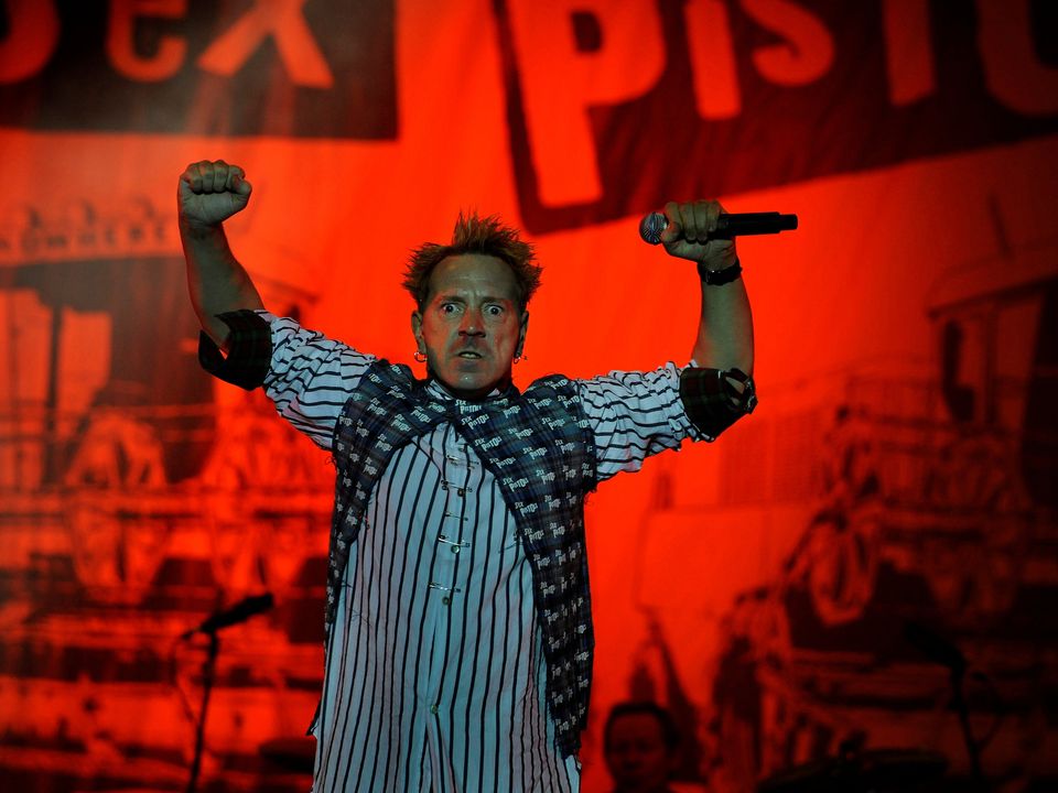 The Sex Pistols' lead singer John Lydon, also known as Johnny Rotten. Photo: Vincent West/Reuters