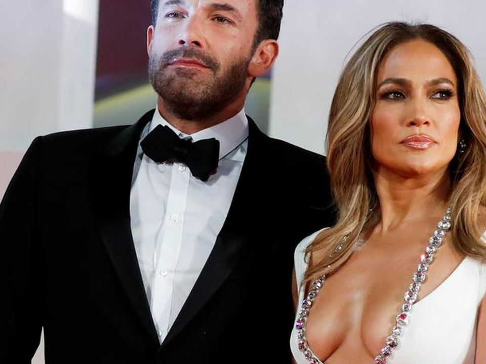 Jennifer Lopez and Ben Affleck at the premiere of The Last Duel at the Venice Film Festival Photo: Reuters