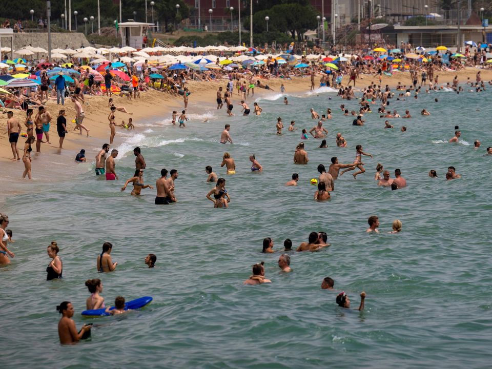 Town officials are to install public lavatories on beaches in the high season to accommodate demand. Photo: AP