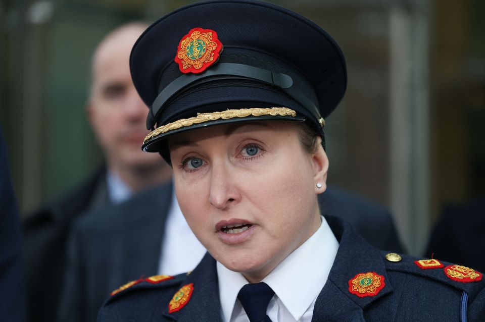Deputy Commissioner Shawna Coxon making a statement after Stephen Silver was today found guilty of the capital murder of Garda Detective Colm Horkan