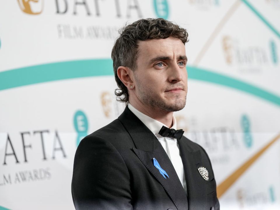 Paul Mescal attends the EE BAFTA Film Awards 2023 at The Royal Festival Hall on February 19, 2023 in London, England. (Photo by Scott Garfitt/BAFTA via Getty Images)