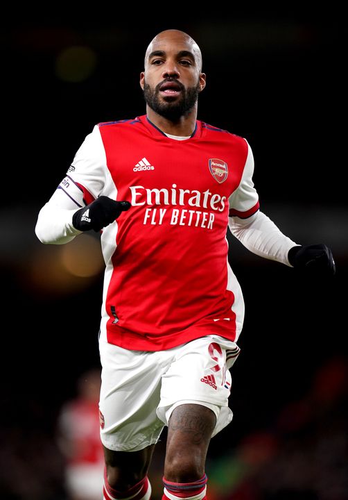 Alexandre Lacazette could miss out for Arsenal (PA)