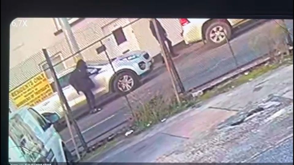 CCTV from the shocking carjacking incident