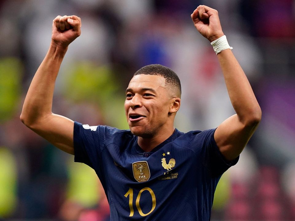 Kylian Mbappe will have a huge say in today’s World Cup final. Photo: Mike Egerton/PA