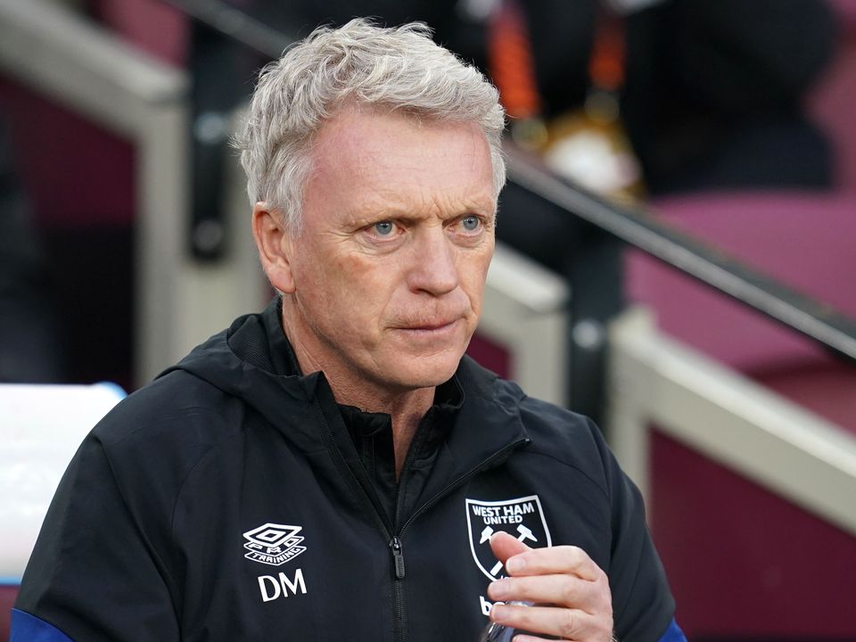 West Ham boss David Moyes has his sights fixed on another top-six finish (Nick Potts/PA)