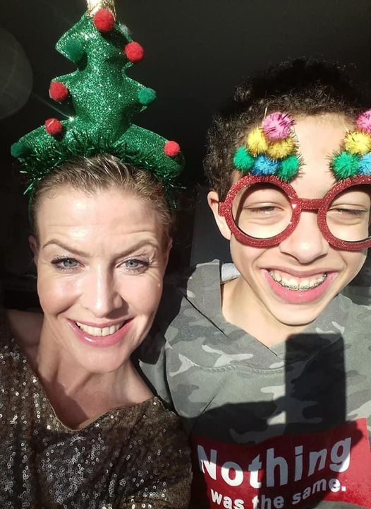 Fiona Donohoe, posted a picture of herself and Noah's last Christmas together