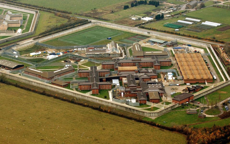 A general view from the HM Swaleside prison air on Sheppey Island in Kent (John Stillwell/PA)