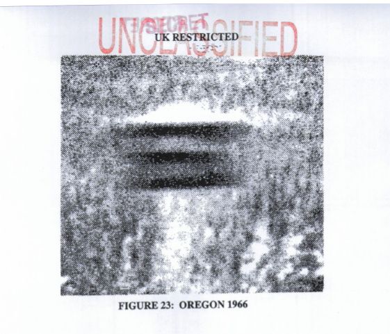 Object captured over Oregon in 1966