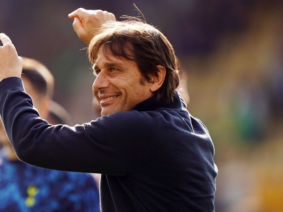 Tottenham Hotspur manager Antonio Conte is under contract until the summer of 2023 (Joe Giddens/PA)