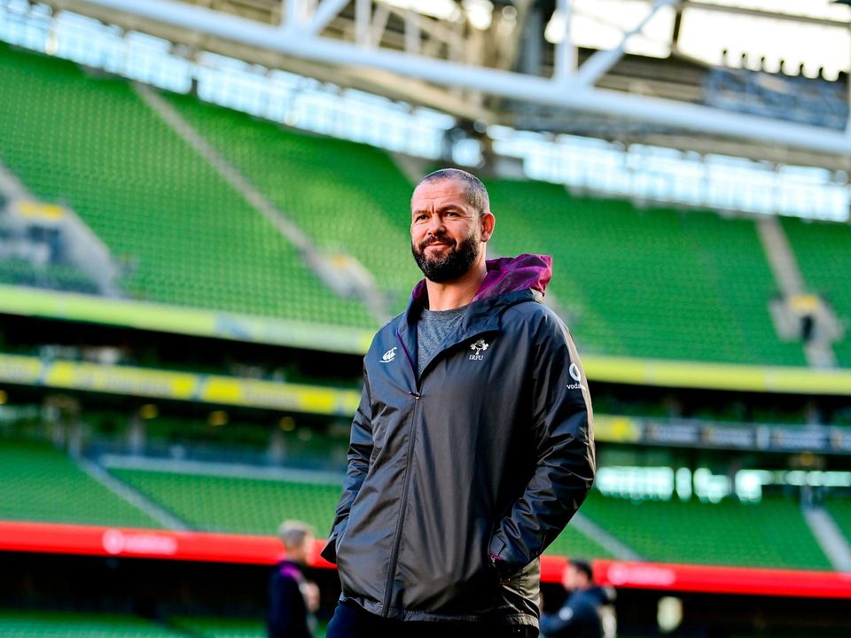 Ireland Head Coach Andy Farrell. Photo: Brendan Moran/Sportsfile