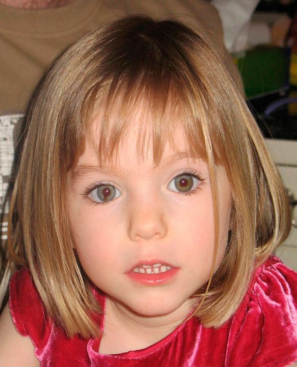 Madeleine McCann (above) who vanished in Portugal in 2007