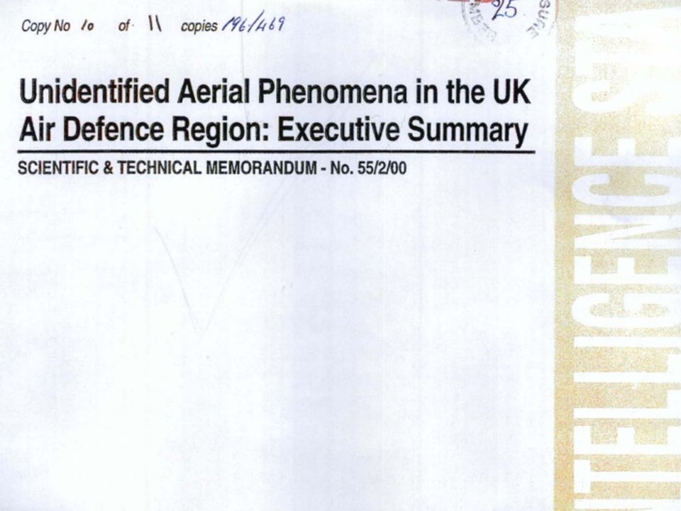 UK Ministry of Defence document