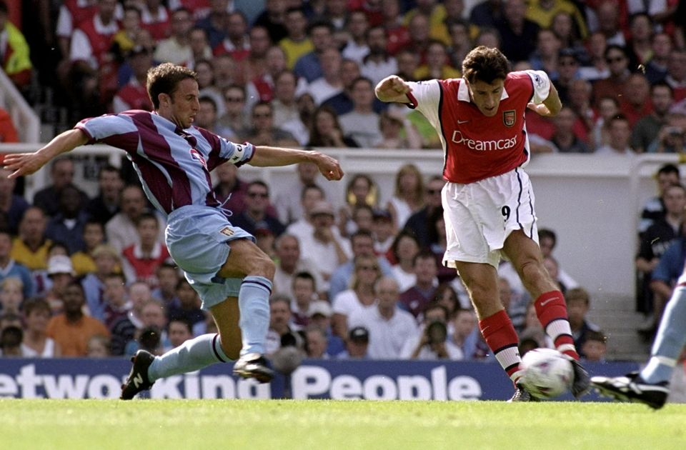 England boss Gareth Southgate in his Aston Villa heyday