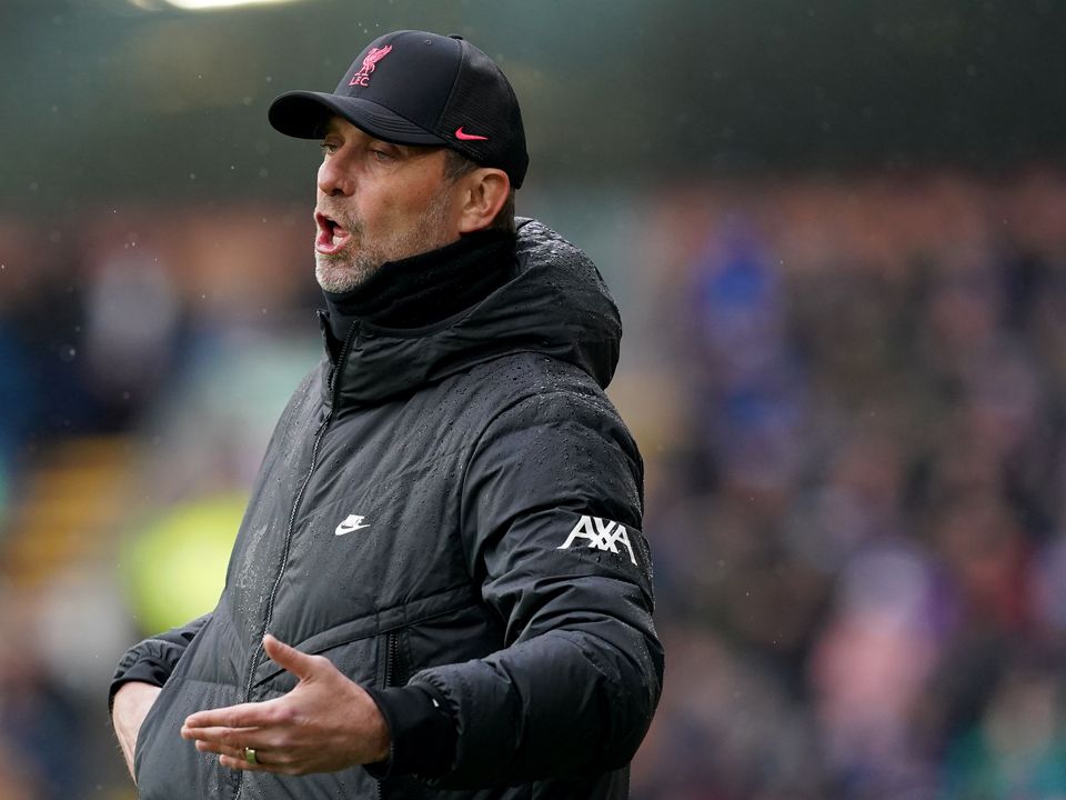 Liverpool manager Jurgen Klopp said attitude not talent is where his side succeed (Martin Rickett/PA)