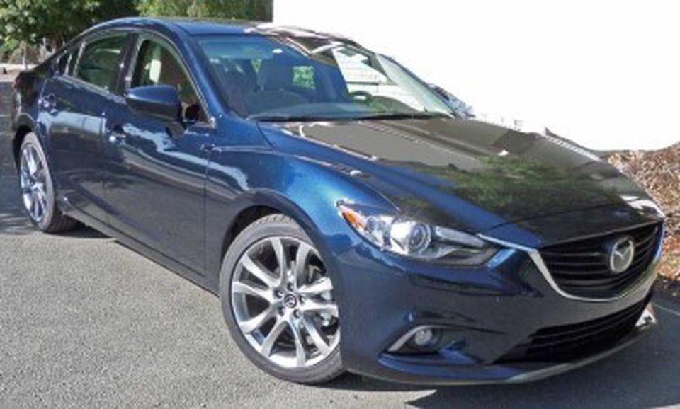 A Mazda 6 is being sought in connection with the death