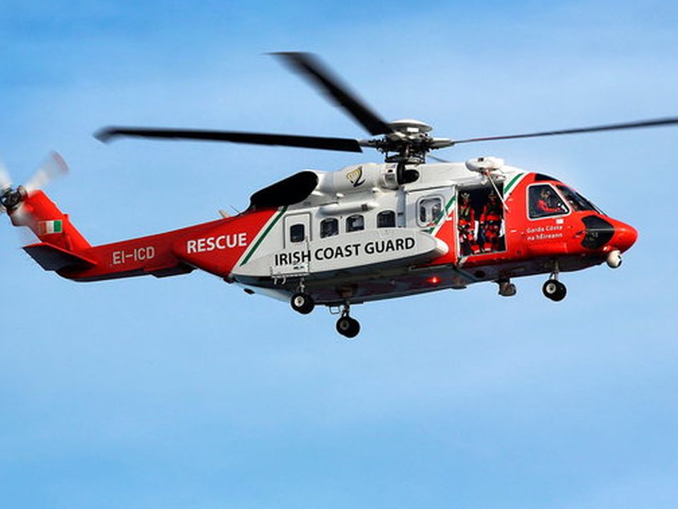 Irish Coast Guard helicopter stock image. Photo: Steve Humphreys