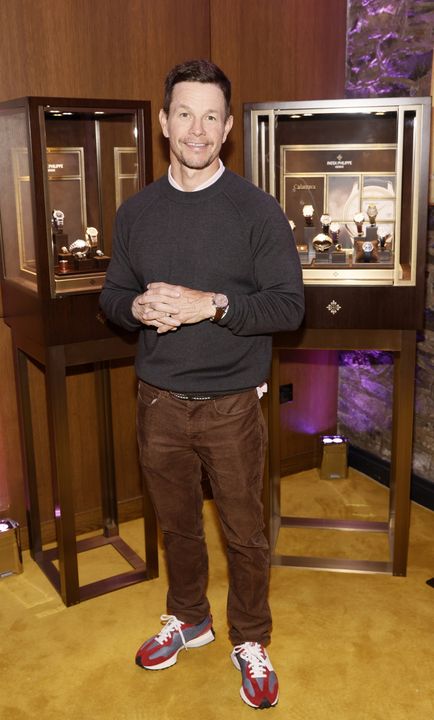 Hollywood superstar Mark Wahlberg at Weir&Sons and Patek Philippe's exclusive new 2022 watch Exhibition which was held at Chapter One-photo Kieran Harnett