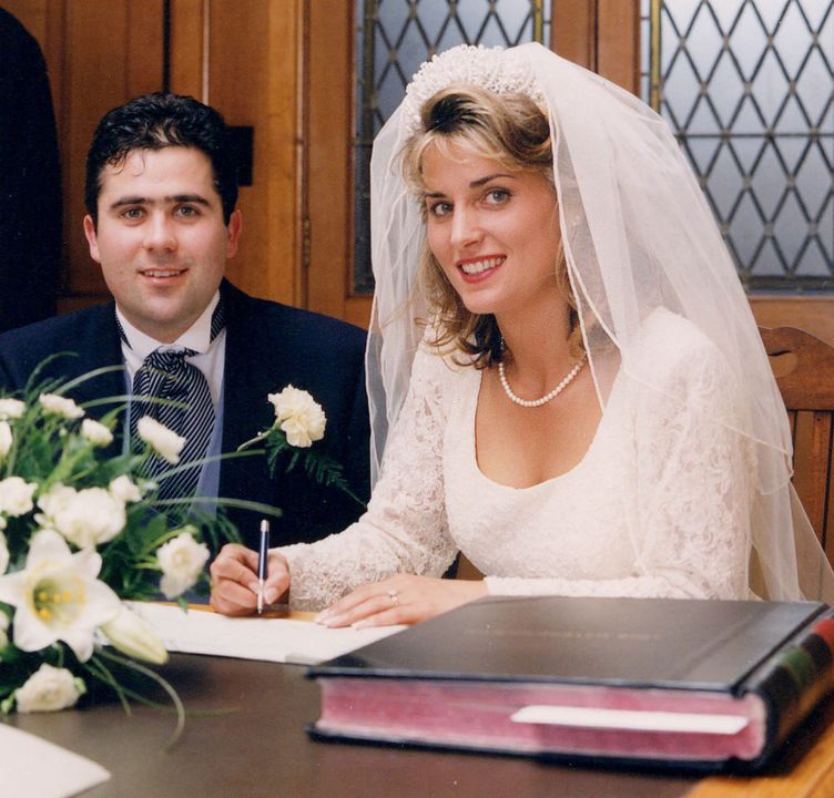 Dermot McArdle and Kelly-Ann on their wedding day