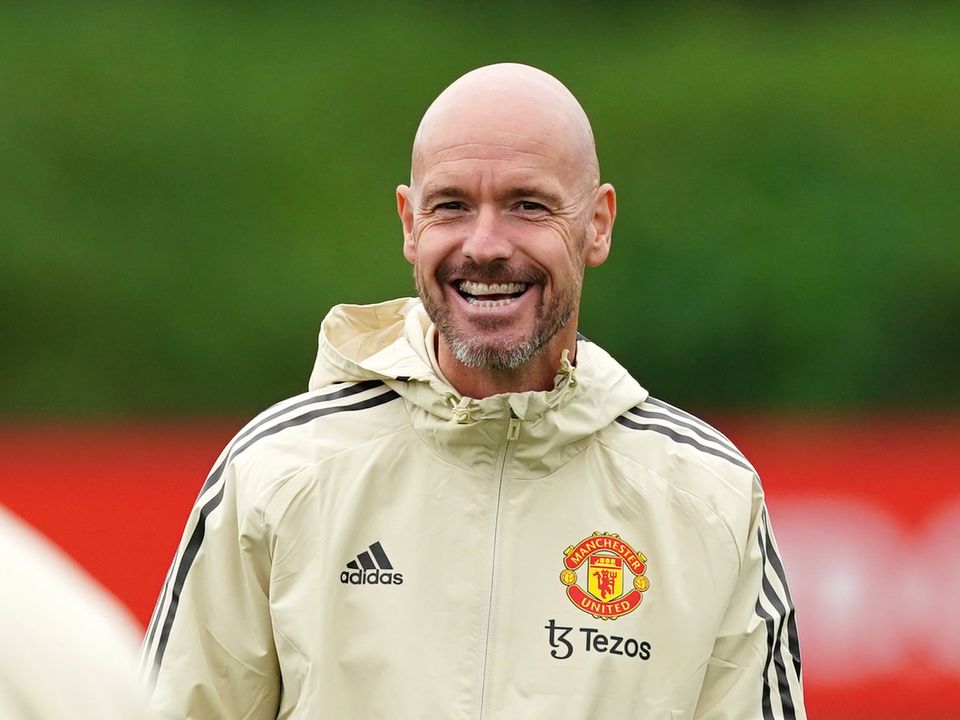 Manchester United manager Erik ten Hag during a training session at the Aon Training Complex, Greater Manchester. Picture date: Wednesday September 14, 2022.