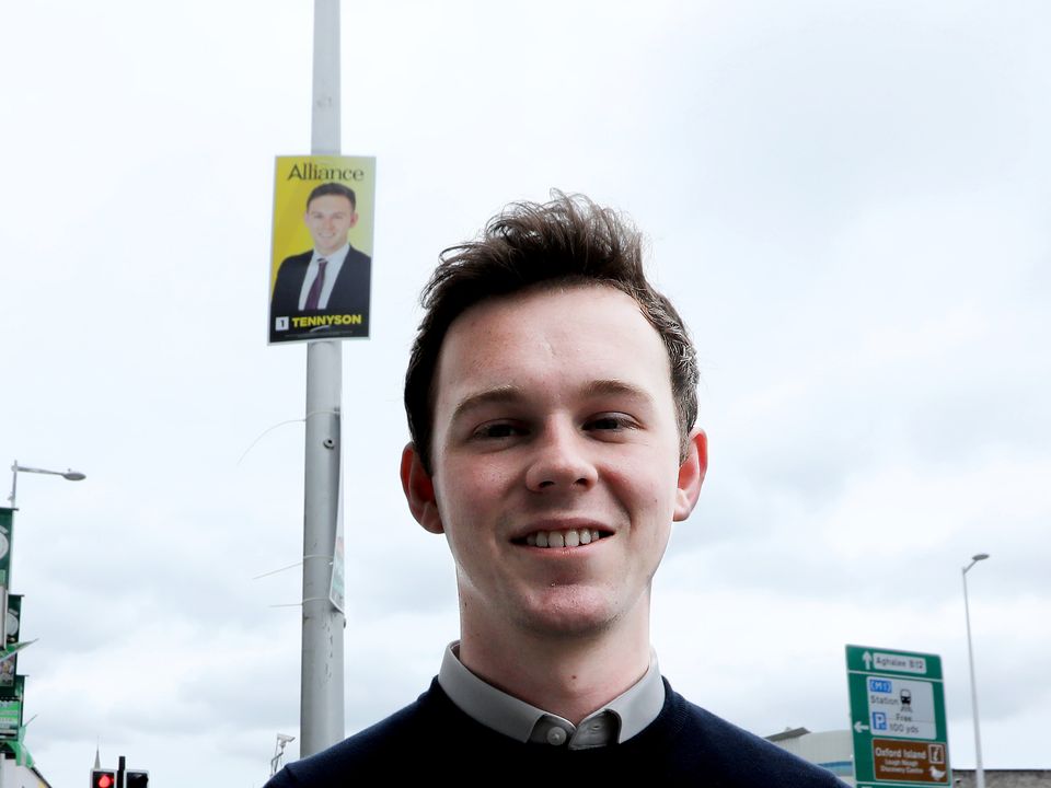 At just 23 years of age Alliance councillor Eoin Tennyson, hopes to become the youngest MLA at Stormont