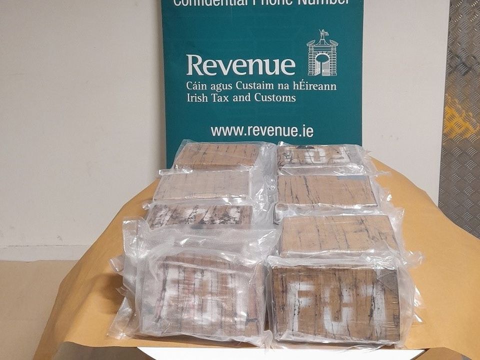 The drugs seized by Revenue officers and Gardaí in Rosslare on Saturday. Photo: Revenue.