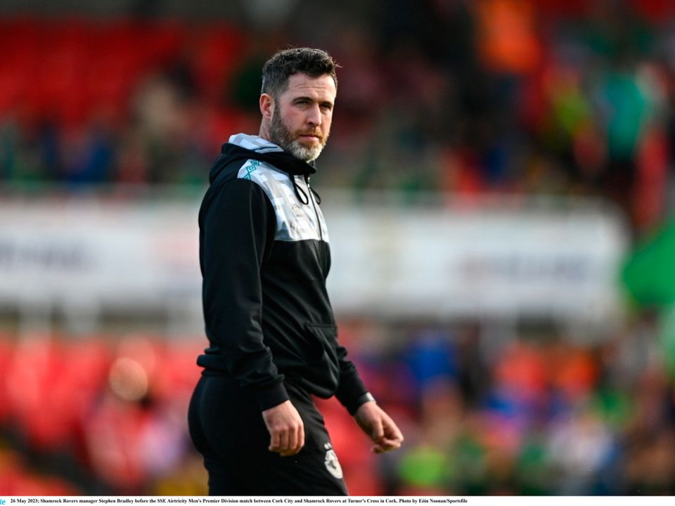 Stephen Bradley will file a policed report after Cork fans sang about his ill son Josh