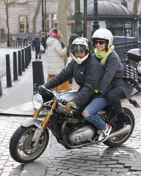  Vogue and Spencer leaving Global Radio Studios on January 22, 2024 in London, England. (Photo by Neil Mockford/GC Images)