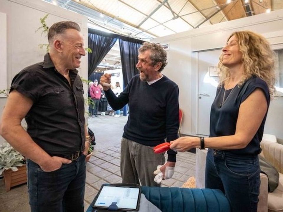Bruce with Charlie Bird and his wife Claire