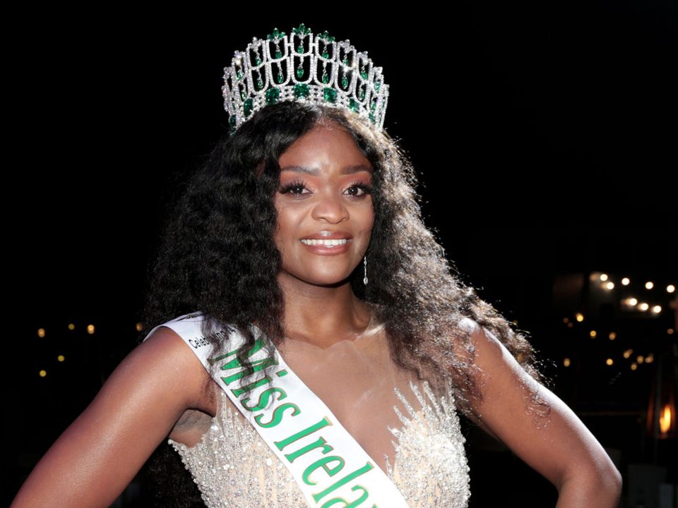 Pamela Uba, who was crowned Miss Ireland 2021, works as a medical scientist at Galway University Hospital. Photo: PIP