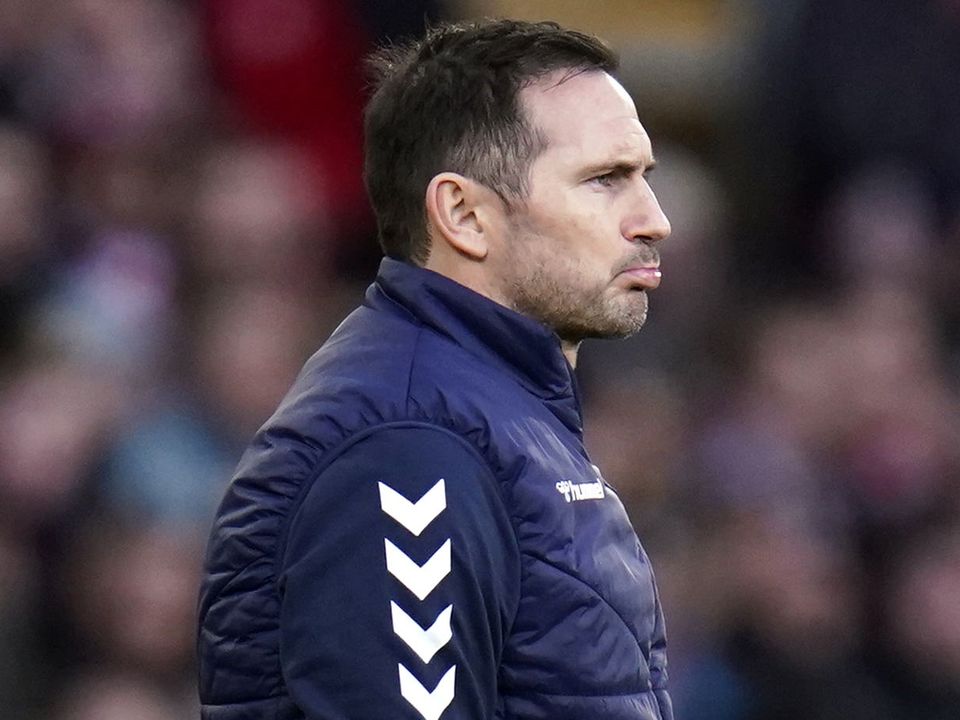 Everton boss Frank Lampard has it all to do to keep his club in the Premier League (Andrew Matthews/PA)
