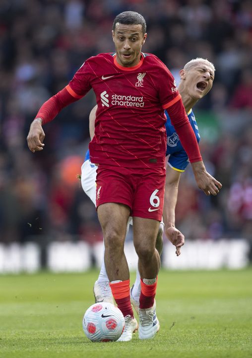Thiago has to refind his form for Liverpool. Photo: Visionhaus/Getty Images