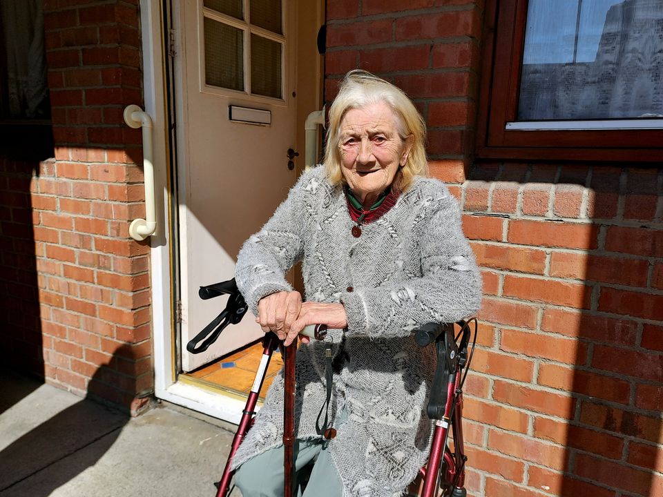 Sarah Cullen, one of the residents of Robinson's Court in Dublin's south inner city