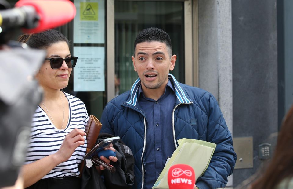 George Gonzaga Bento outside court last week after being acquitted of the murder of Josh Dunne. Picture by Collins Courts