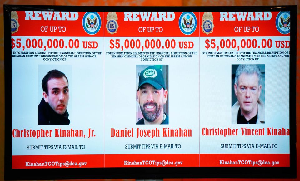 The US is offering $5million for information on the Kinahans