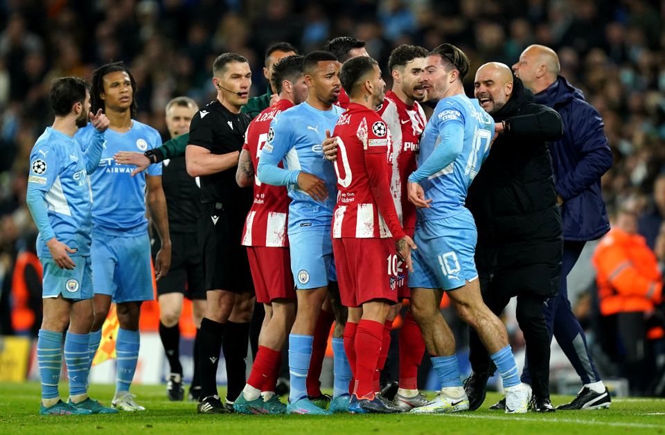 City played out a tough Champions League clash with Atletico Madrid in midweek (Mike Egerton/PA)