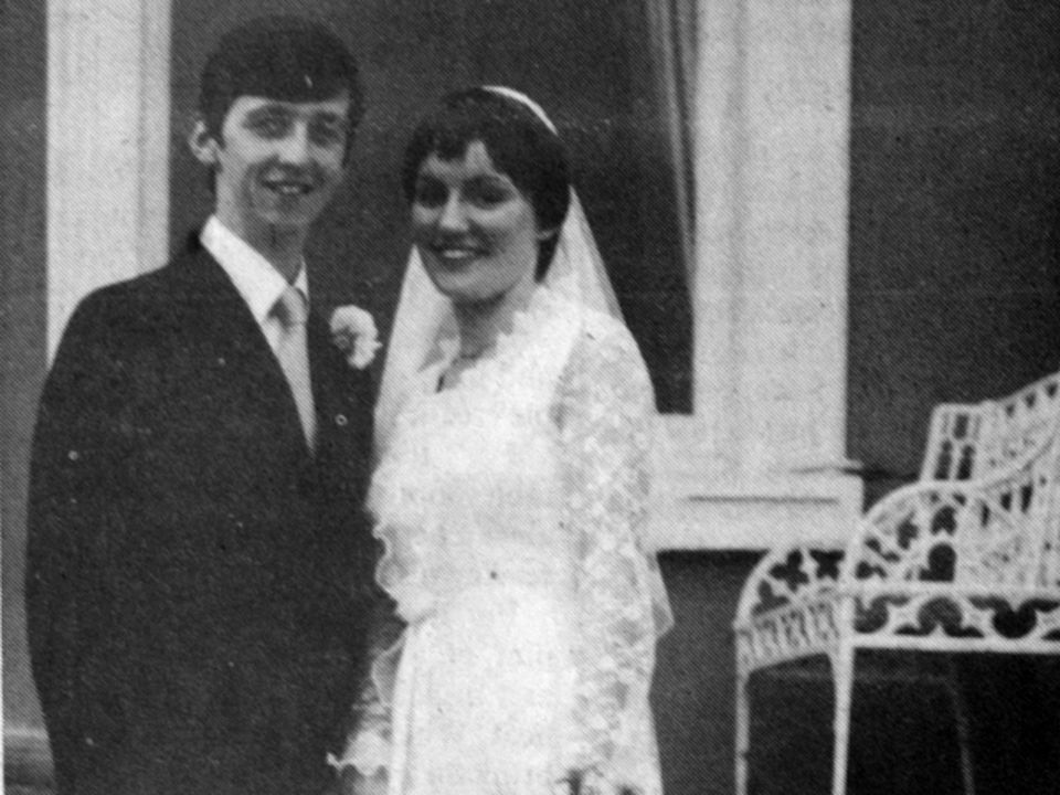 Hazel and Trevor Buchanan were married in 1981