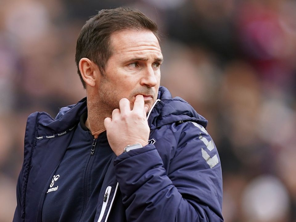 Frank Lampard is “excited” by the challenge facing Everton as they fight for their Premier League future (Mike Egerton/PA)