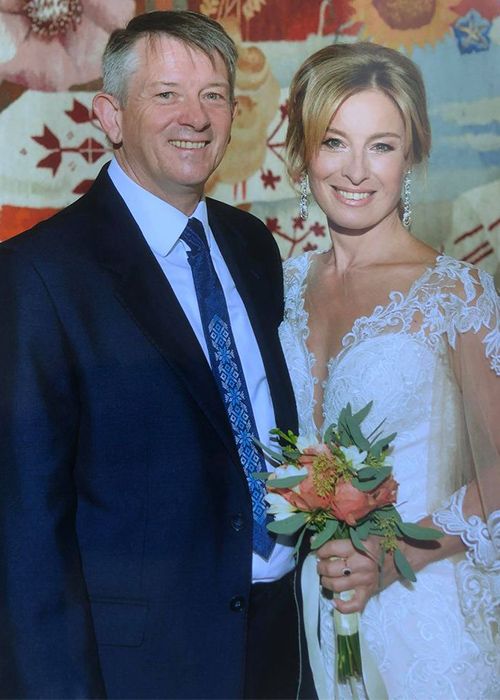 Brendan Murphy with wife Marina